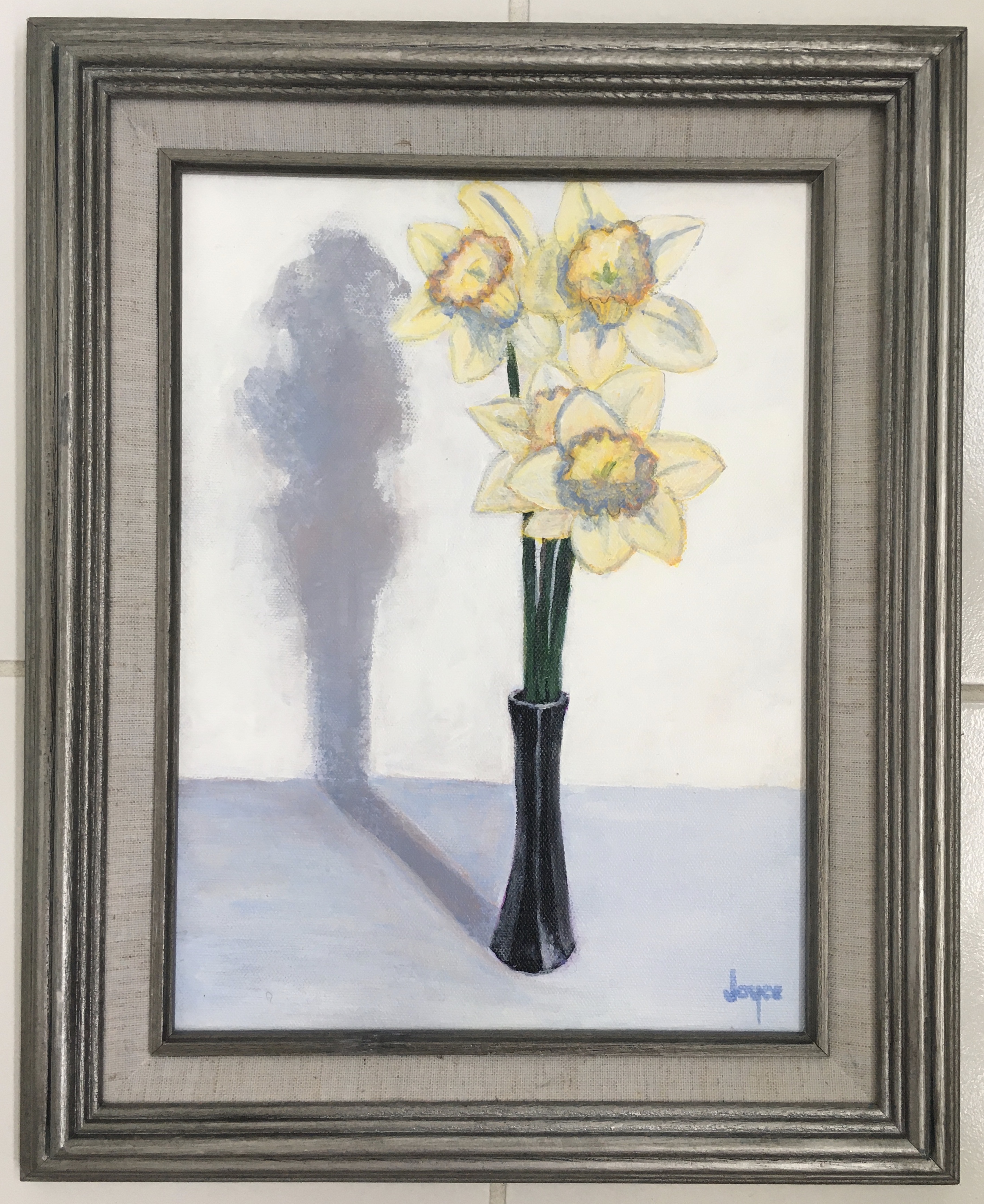 Daffodils by the Sea - Original art by Joyce Frederick