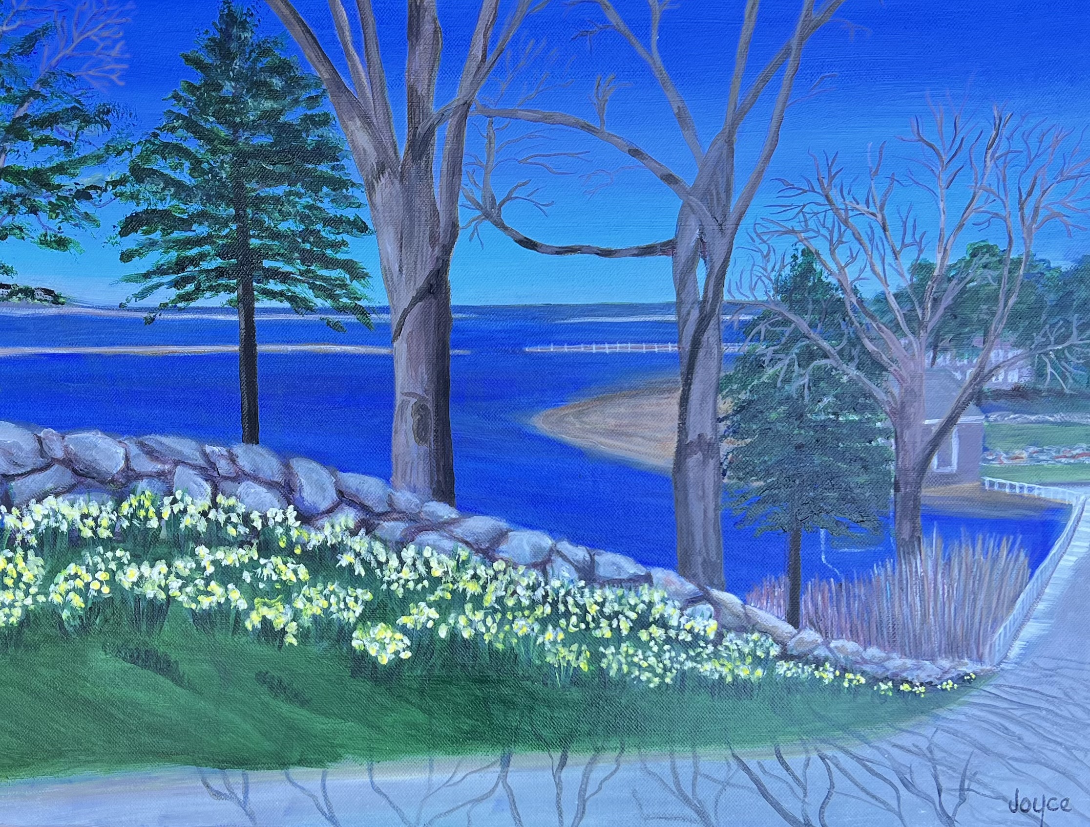 Seaside Daffodils – Original painting by Joyce Frederick