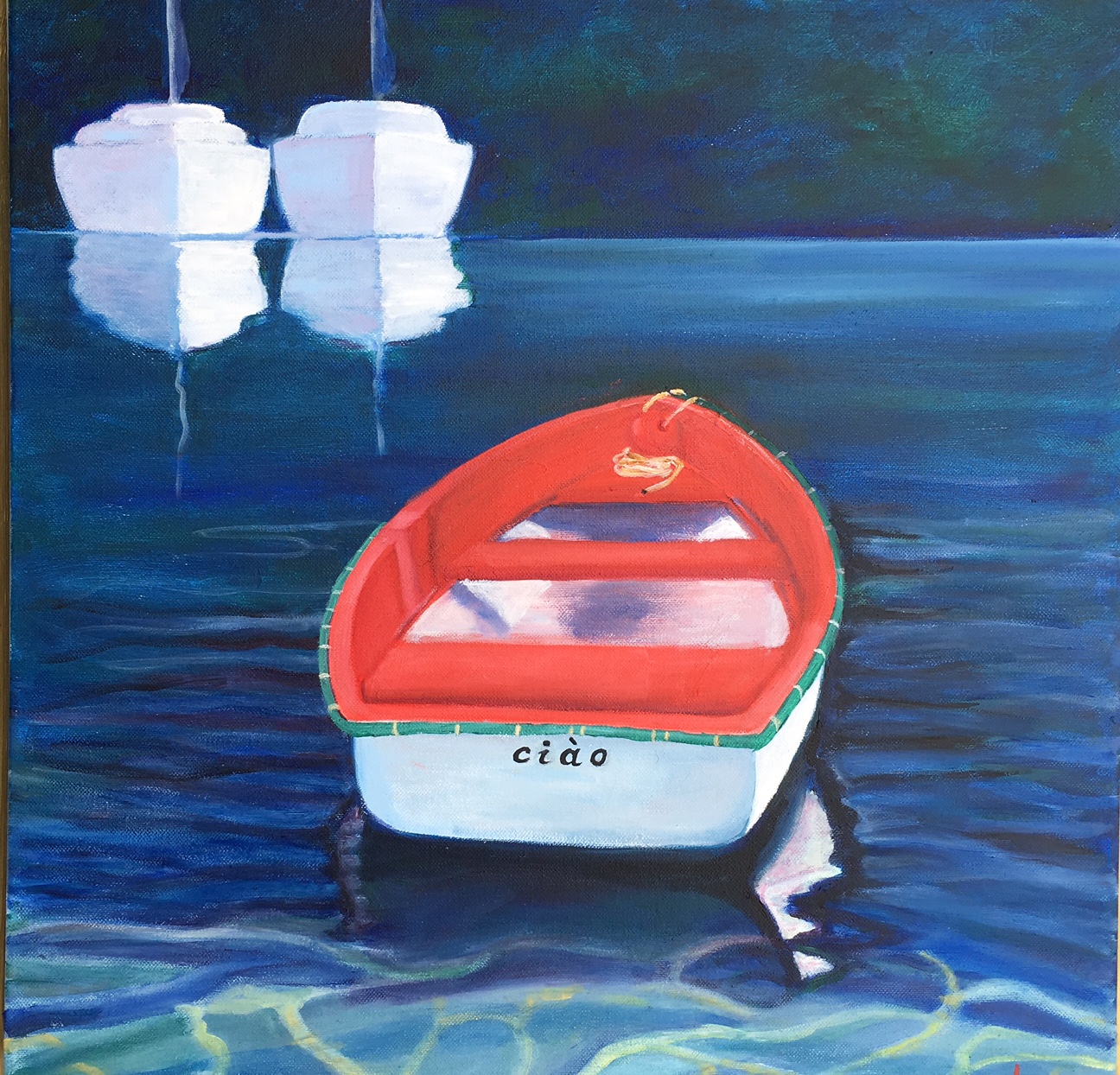 Ciao Dory - painting by Joyce Frederick