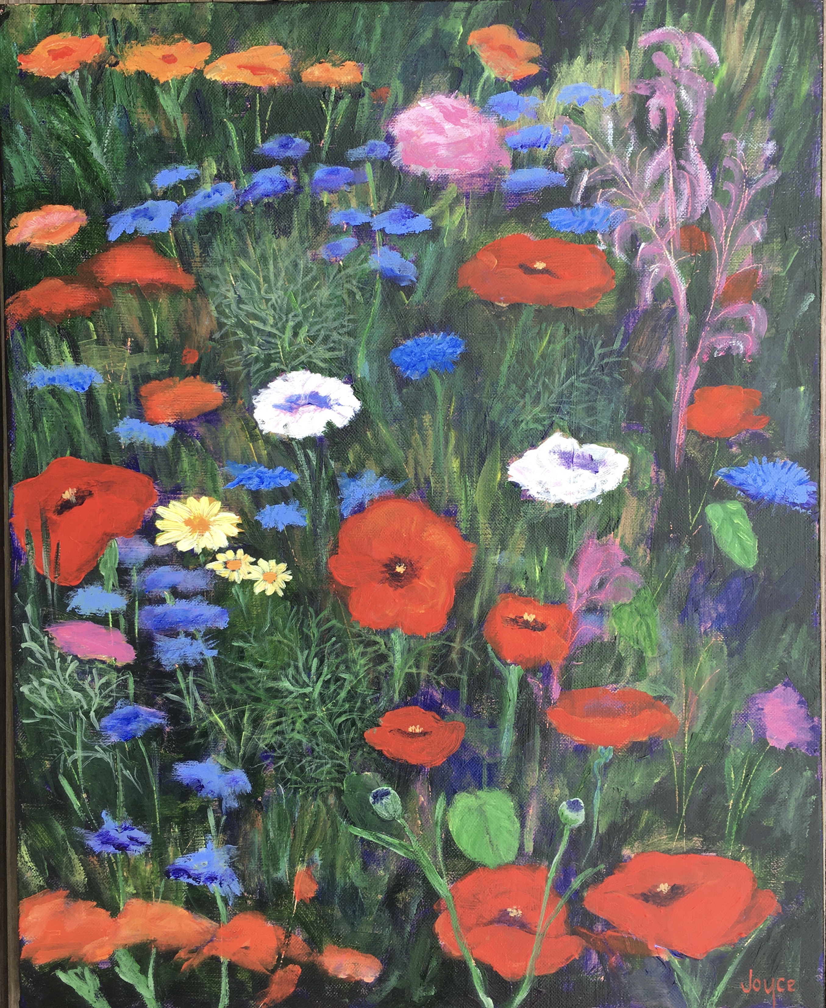 Wildflowers #1 - Original art by Joyce Frederick