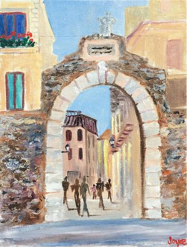 Porta Messina in Taormina, Sicily – Artist Joyce Frederick