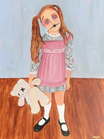Scary Charley painting by Joyce Frederick