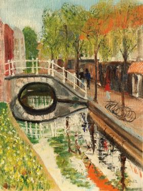 Draft Canal - Original Art by Joyce Frederick