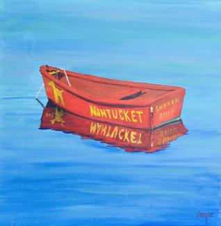 Nantucket Sunken Ship painting by Joyce Frederick