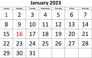 January 2023