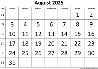 August 2025
